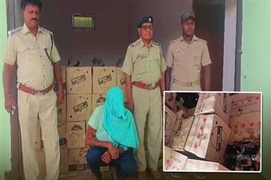 Khabar East:104-Cases-Of-Liquor-Seized-In-Nischintakoili-One-Arrested