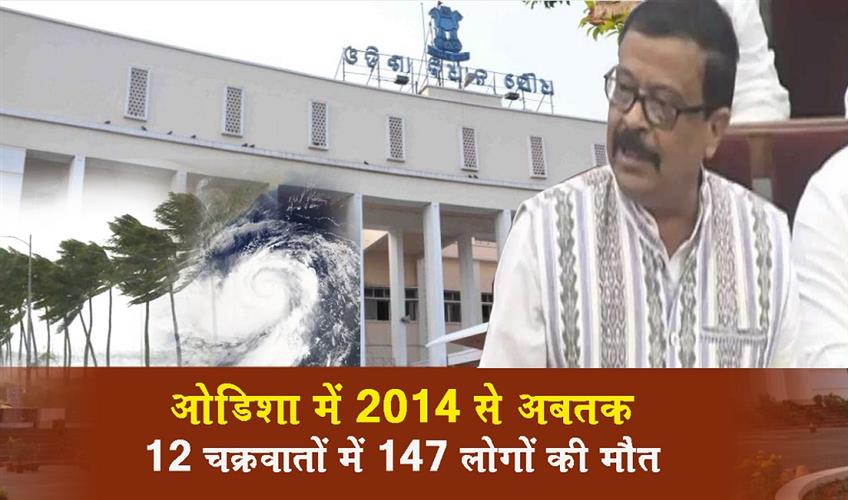 Khabar East:147-Killed-In-12-Cyclones-In-Odisha-Since-2014-Minister
