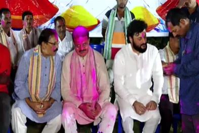 Khabar East:Anubhav-Joins-Bhartruhari-Mahtabs-Get-Together-In-Cuttack