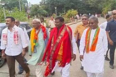 Khabar East:Arjun-Munda-filed-nomination-from-Khunti-Lok-Sabha-seat