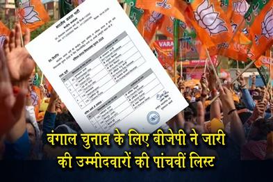 Khabar East:BJP-Releases-Fifth-List-of-Candidates-for-Bengal-Elections