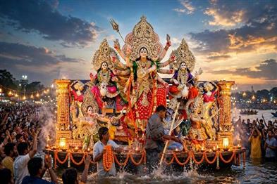 Khabar East:Bhubaneswar-Gears-Up-For-Durga-Immersion-Today-48-Platoons-Deployed