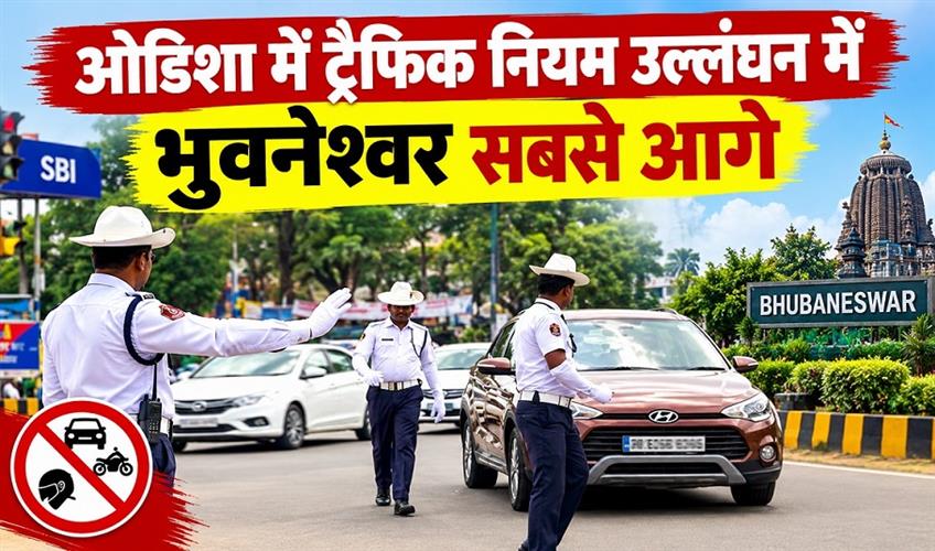 Khabar East:Bhubaneswar-Records-Highest-Traffic-Rule-Violations-In-Odisha