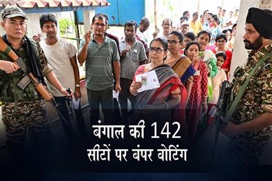 Khabar East:Bumper-Voting-on-142-Seats-in-Bengal-Amidst-Electoral-Violence