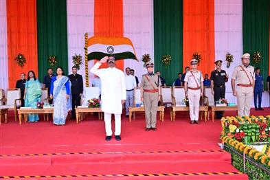 Khabar East:CM-Hemant-Soren-hoisted-the-Tricolour-at-Morhabadi