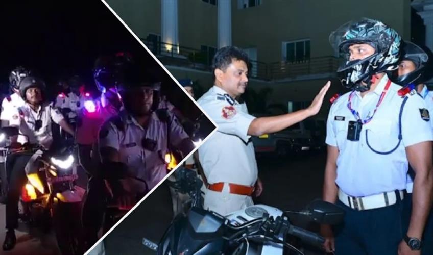 Khabar East:Commissionerate-Police-Introduce-Shoulder-Mounted-Blinking-Lights-For-Traffic-Cops