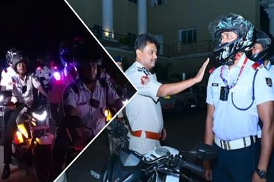 Khabar East:Commissionerate-Police-Introduce-Shoulder-Mounted-Blinking-Lights-For-Traffic-Cops