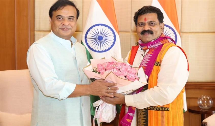 Khabar East:Deputy-CM-Vijay-Sharma-met-Assam-Chief-Minister-Himanta-Biswa-Sarma