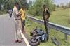 Khabar East:Direct-collision-between-bus-and-bike-two-youths-died