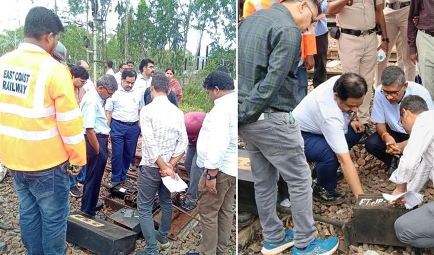 Khabar East:ECoR-GM-Inspects-Rayagada-Koraput-Jeypore-Railway-Section