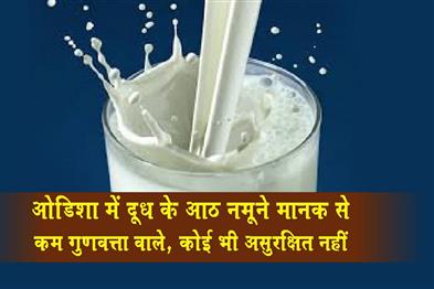 Khabar East:Eight-Milk-Samples-Found-Sub-Standard-In-Odisha-None-Unsafe-Minister