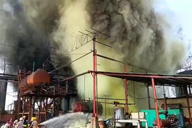Khabar East:Fire-Breaks-Out-At-Chemical-Factory-In-Sambalpur-No-Casualties-Reported