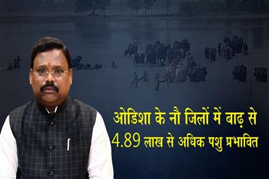 Khabar East:Floods-Affect-Nearly-489L-Animals-Across-Nine-Districts-In-Odisha-Minister