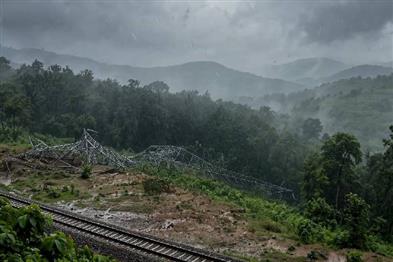Khabar East:High-Voltage-Transmission-Tower-Collapses-Near-Maliguda-Station-In-Koraput