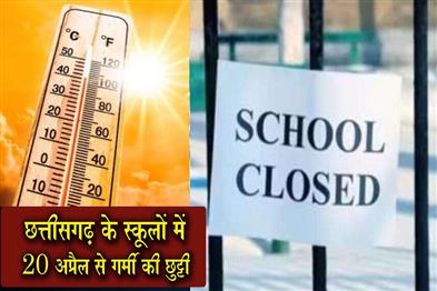 Khabar East:Holidays-in-Chhattisgarh-Schools-from-April-20-Government-Announces-Amidst-Severe-Heatwave