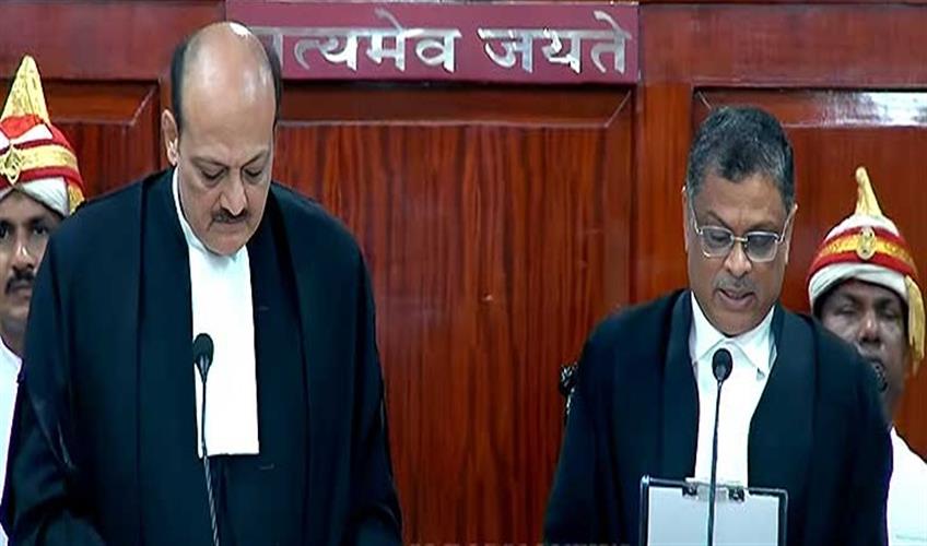 Khabar East:Justice-Dixit-Krishna-Shripada-Sworn-In-As-Orissa-High-Court-Judge