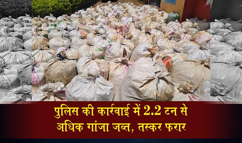 Khabar East:Koraput-Police-Seize-Over-22-Tonnes-of-Ganja-Smugglers-on-the-Run