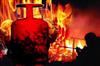 Khabar East:LPG-cylinder-explosion-causes-fire-four-people-including-two-women-burnt