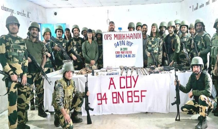 Khabar East:Large-cache-of-Naxal-weapons-hidden-in-the-forest-recovered