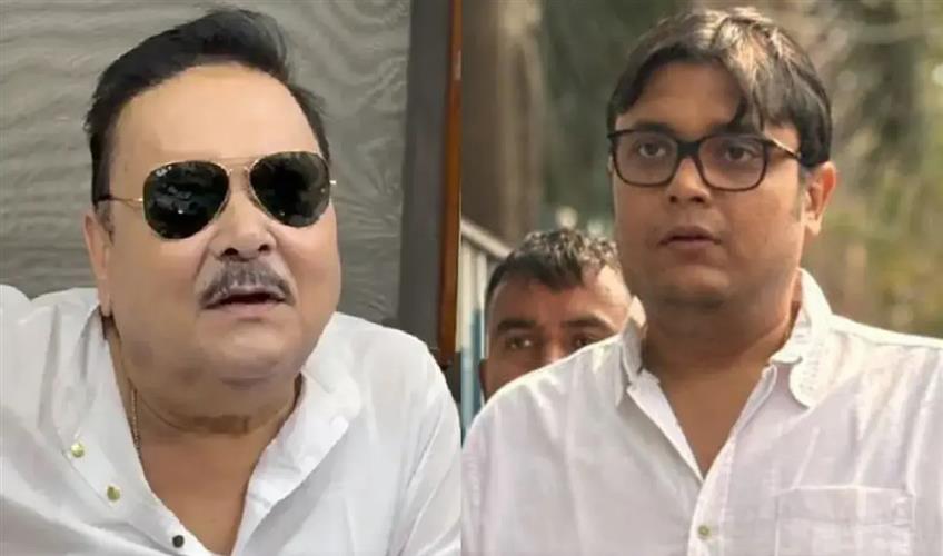 Khabar East:Madan-Mitras-son-Shubharup-appears-at-the-ED-office