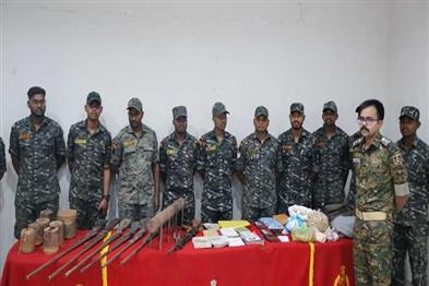Khabar East:Major-Maoist-Arms-And-Explosives-Dump-Unearthed-In-Koraput