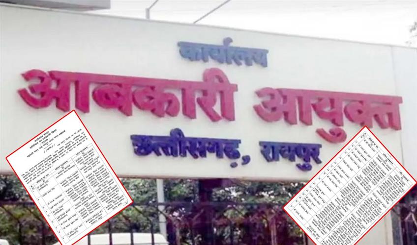 Khabar East:Major-administrative-reshuffle-in-the-Chhattisgarh-Excise-Department