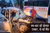 Khabar East:Massive-Bus-Car-Collision-in-Giridih-Two-Dead