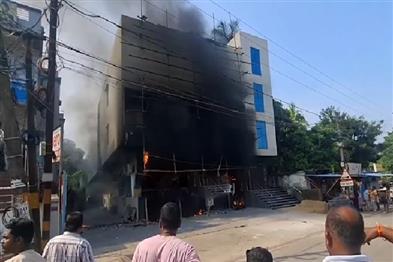 Khabar East:Motorcycles-Accessories-Gutted-In-Fire-At-Baleshwar-Showroom
