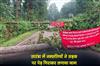 Khabar East:Naxalites-blocked-the-road-in-Saranda-by-felling-a-tree