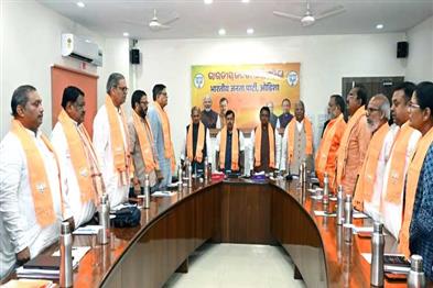 Khabar East:Nitin-Nabin-Outlines-Roadmap-For-Developed-Odisha-2036-In-Core-Committee-Meet