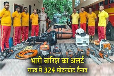 Khabar East:Odisha-Fire-Services-On-High-Alert-324-Motorised-Boats-Deployed-Across-State-Amid-Heavy-Rain-Forecast
