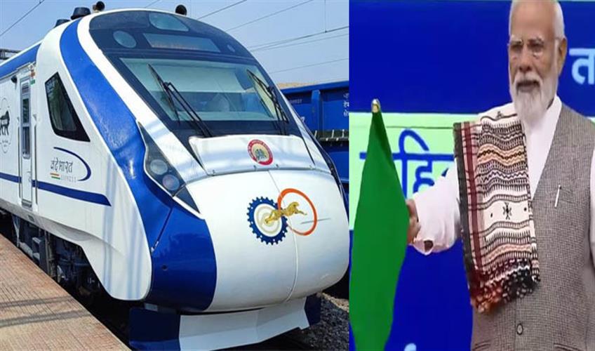 Khabar East:PM-Modi-flags-off-third-Vande-Bharat-Express-in-Odisha