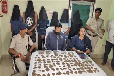 Khabar East:Pangolin-Scales-Seized-In-Malkangiri-Six-Smugglers-Arrested