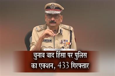 Khabar East:Police-action-on-post-election-violence-433-arrested