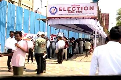 Khabar East:Polling-Underway-In-155-Odisha-Bar-Associations-Over-38K-Lawyers-Eligible-To-Vote