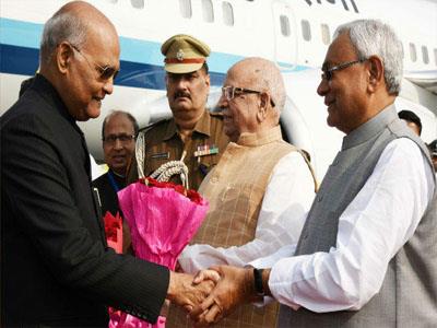 Khabar East:President-Ramnath-Kovind-reached-Bihar-on-a-one-day-tour