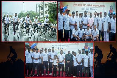 Khabar East:Rain-Fails-To-Dampen-Sunday-On-Cycle-Spirit-In-Bhubaneswar
