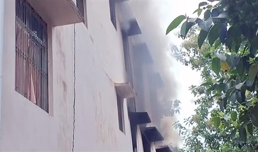 Khabar East:Server-Room-Gutted-In-Fire-At-Paralakhemundi-RTO