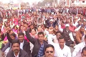 Khabar East:Teachers-movement-in-Jharkhand-Ranchi-Bokaro-fierce-demonstration