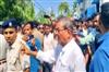 Khabar East:The-villagers-protested-by-surrounding-the-minister-in-front-of-the-BDO-office