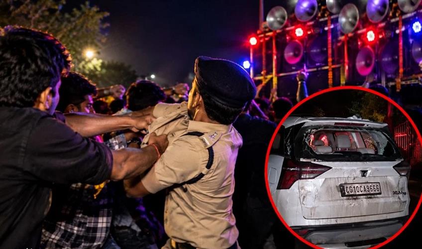 Khabar East:Trainee-DSP-attacked-during-Ganesh-Visarjan-six-arrested