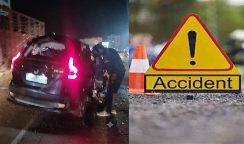 Khabar East:Two-Killed-Five-Injured-As-SUV-Hits-Divider-On-NH-55-In-Sambalpur