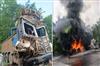 Khabar East:Two-Killed-As-Trucks-Collide-Catch-Fire-In-Anugola