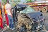 Khabar East:Two-Women-Killed-Three-Critical-In-Car-Truck-Head-On-Collision-In-Nabarangpur