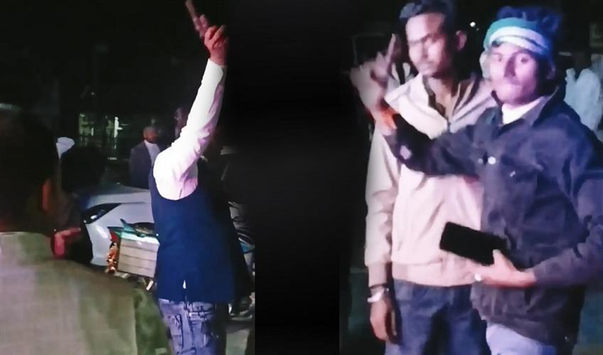 Khabar East:Video-of-man-dancing-to-Bhojpuri-song-while-brandishing-a-pistol-goes-viral-police-investigating