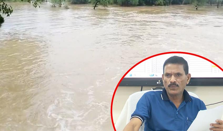 Khabar East:Water-Levels-Receding-In-Flood-Hit-Areas-Of-Malkangiri-Water-Resources-Dept